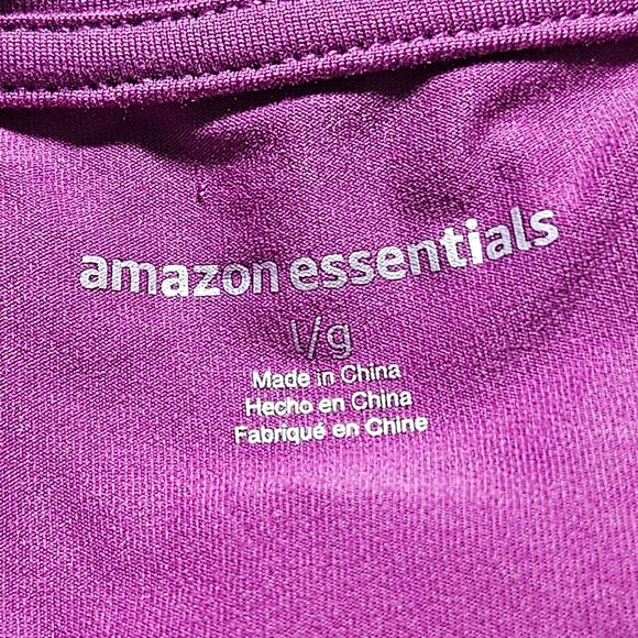 Amazon Essentials Purple T-Shirt Womens Size Large Short-Sleeve Crewneck Tee - Picture 5 of 6